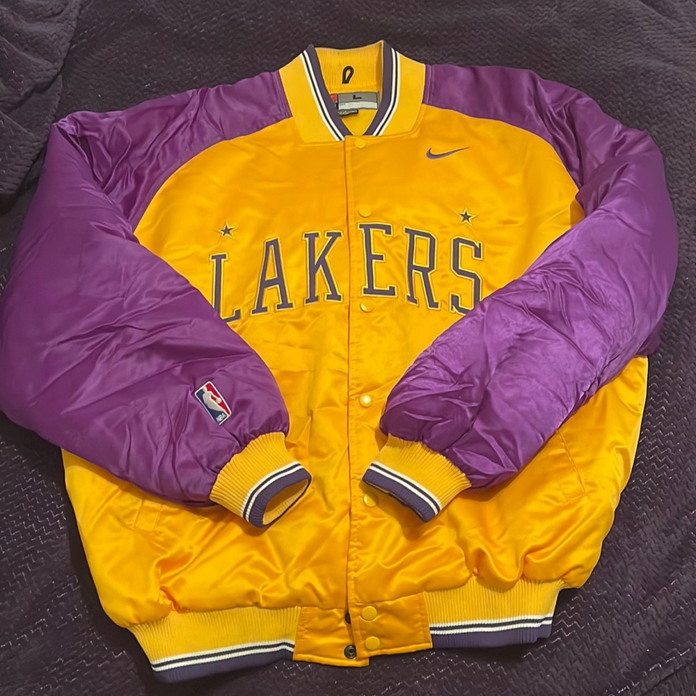 LA Lakers NBA throwback jacket